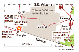 Map - Organ Pipe National Monument