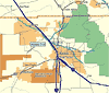 Map of Three Points, AZ